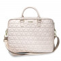 Guess GUCB15QLPK laptoptáska 15 inch, rózsaszín, Quilted