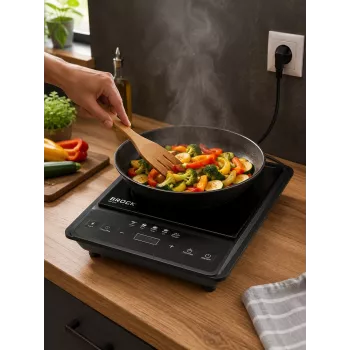 Brock HP 2009 Induction Cooker, 2000 W, Black
