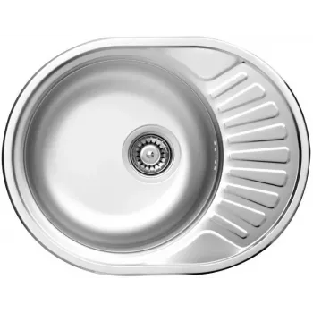 DEANTE 1-Bowl Steel Sink with Drainer - Stainless Steel, 780x435 mm, Reversible
