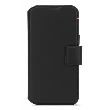 Decoded Leather Detachable Wallet Case for iPhone 16 Pro Max, MagSafe Compatible, Black