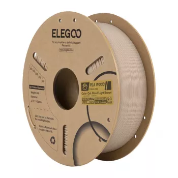 ELEGOO 50.203.0652 PLA Wood Filament 1kg, Light Oak