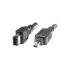 EXSYS FireWire 400 Cable 6-Pin to 4-Pin, 1.5 m, Black EX-K6811