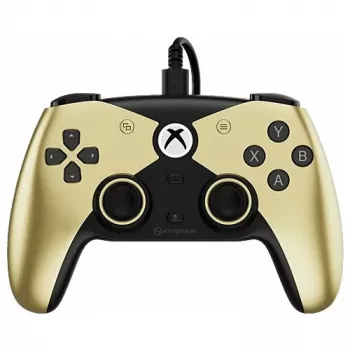 Hyperkin The Competitor Wired Controller for Xbox Series X|S, Xbox One and PC, Gold