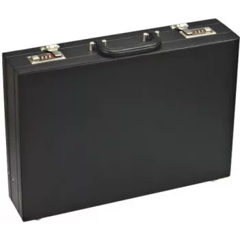 JÜSCHA Alassio PONTE 92300 Document Case, Faux Leather, Black, 44.5 x 33.0 x 10.0 cm
