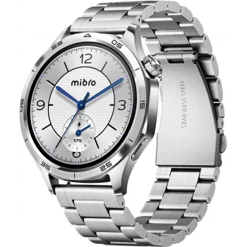 Mibro Watch GT okosóra, ezüst, 2 szíjjal