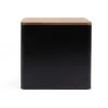 Salter BW128991 Toronto Bread Bin, Black/Wooden