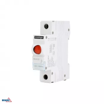 SCHELINGER A15-SL8-CZ Red LED Signal Lamp, 230V AC, 22mm Panel Mount, IP65
