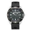 TIMBERLAND Men's Watch TDWGB0029402 Henniker II 44mm Brown Leather Strap Black Dial Quartz