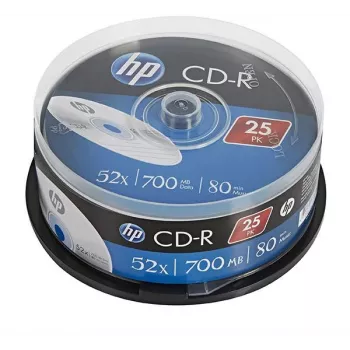 Verbatim HP CD-R 25 Pack Spindle - 700 MB, 52x, AZO Dye