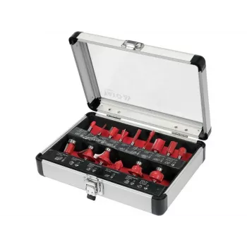 YATO Shaped Milling Cutters 15 pcs